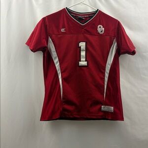 Colosseum Oklahoma OU Sooners Football Jersey #1 Youth Kids Size Medium Stitched